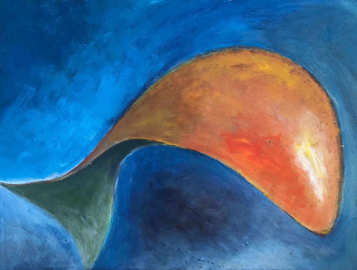 1262 Light Orange Fish by Judy Gittelsohn 