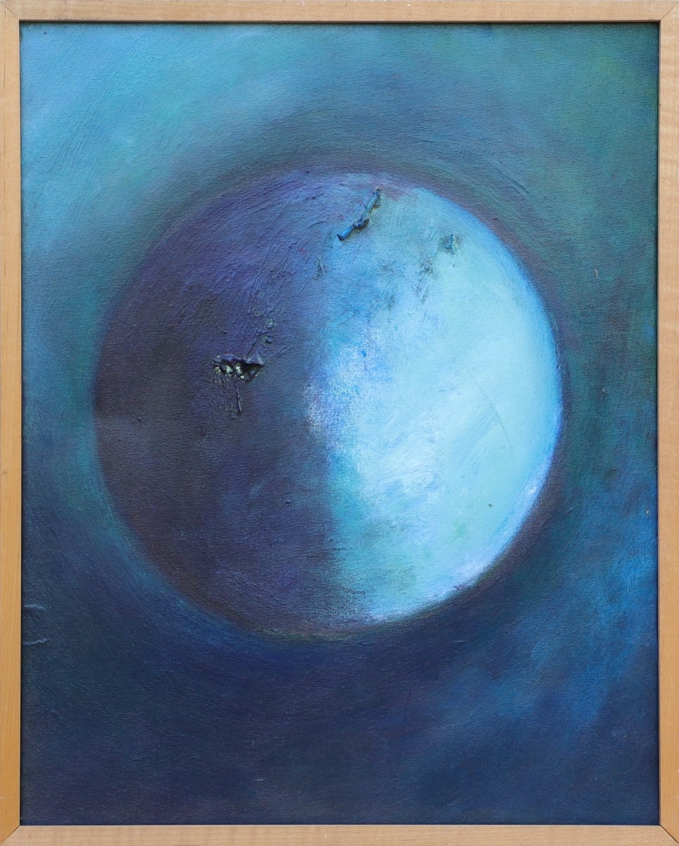 1321 Blue Moon Planet by Judy Gittelsohn 