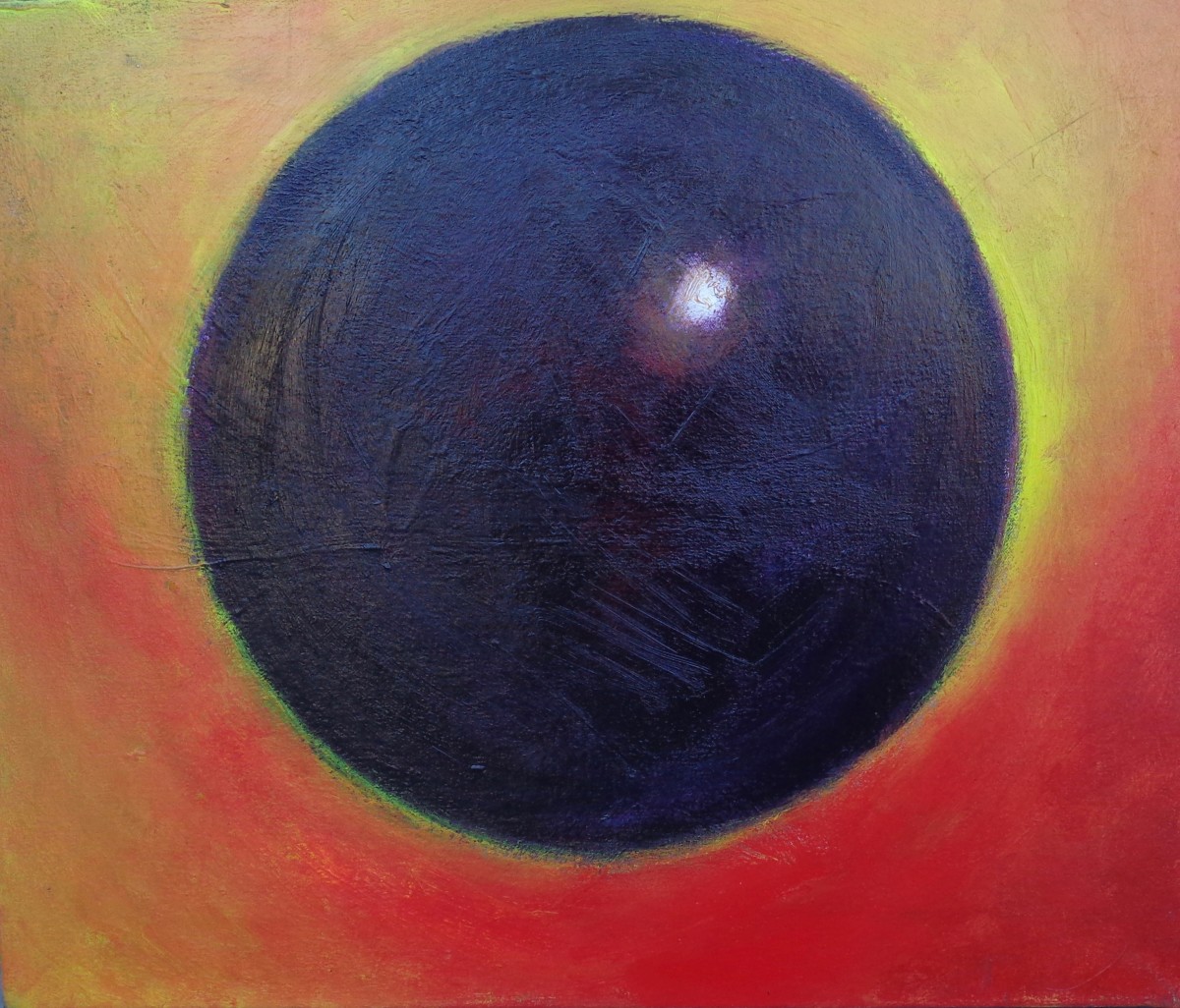 1094 Dark Orange Planet Outside by Judy Gittelsohn 