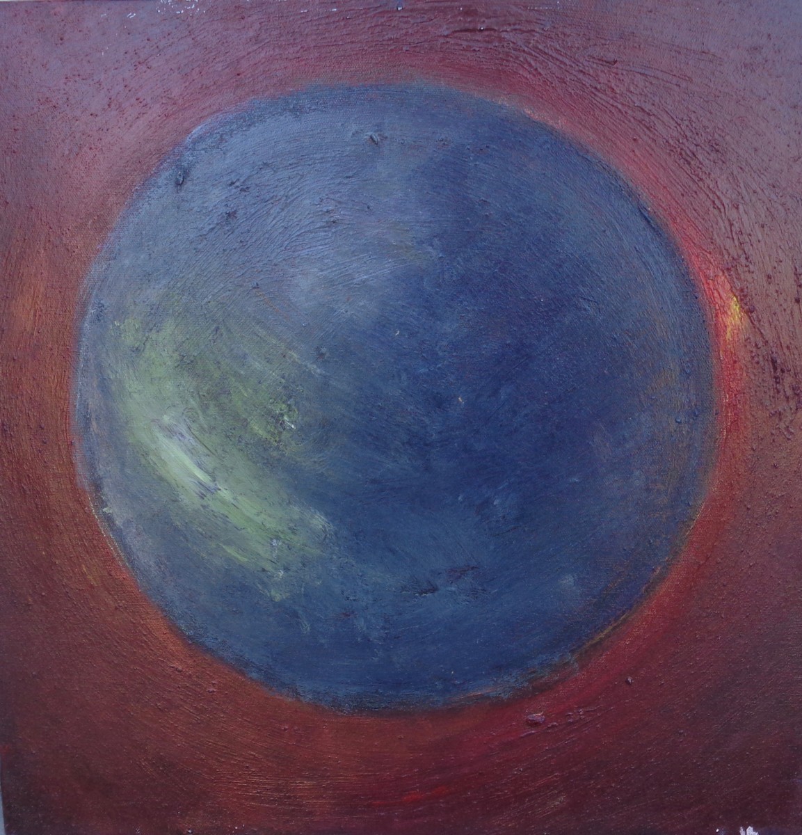 1103 Gray Planet Red by Judy Gittelsohn 
