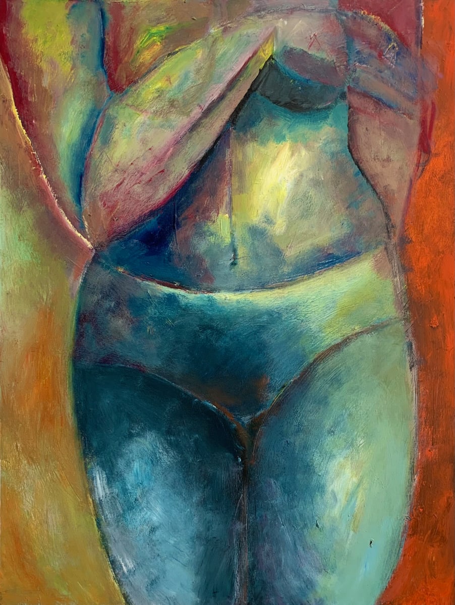 1073 Blue Nude by Judy Gittelsohn 
