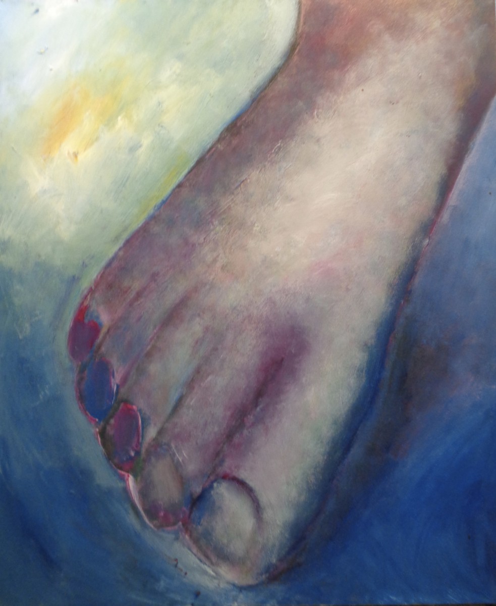 1214 Right Foot by Judy Gittelsohn 