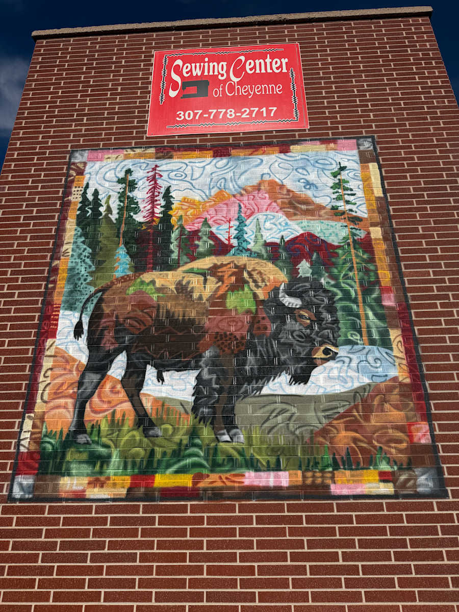 Bison Quilt by James Overstreet, Image 4.