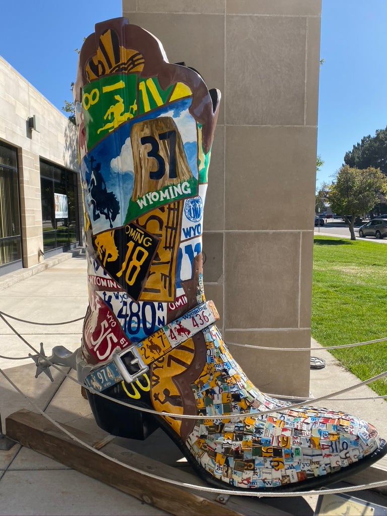 Licensed to Boot by Carey Junior High Art Club 