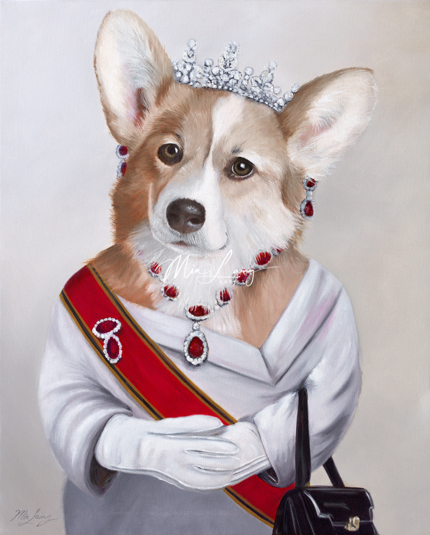 Elizabeth, Queen of the Corgi by Mia Laing  