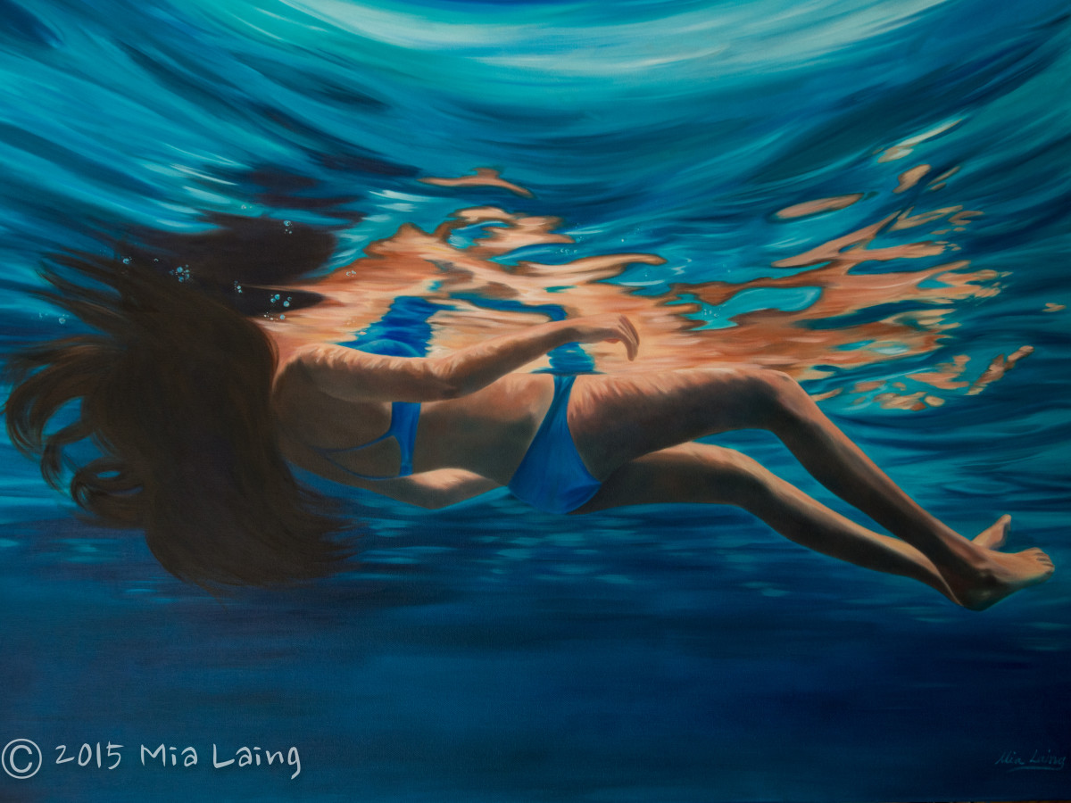 Rhapsody in Blue by Mia Laing  