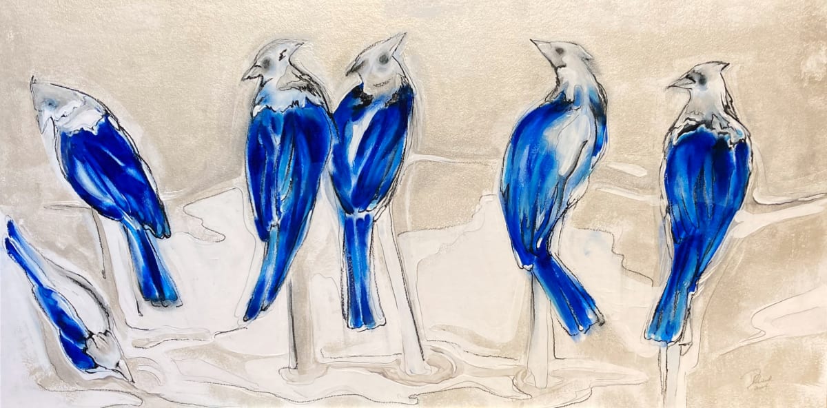 Bird Bath 6a by Denise Richard 