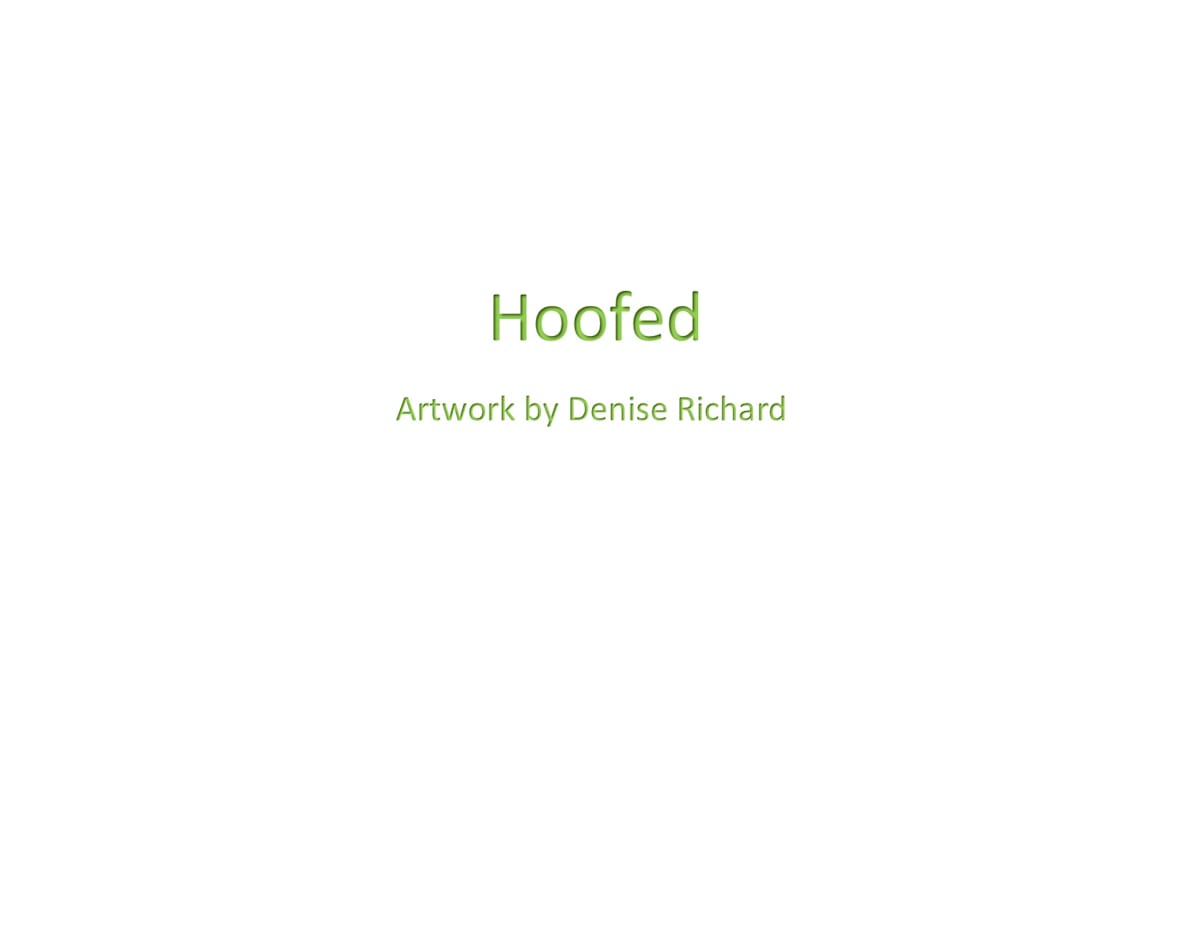 Hoofed by Denise Richard, Image 1.