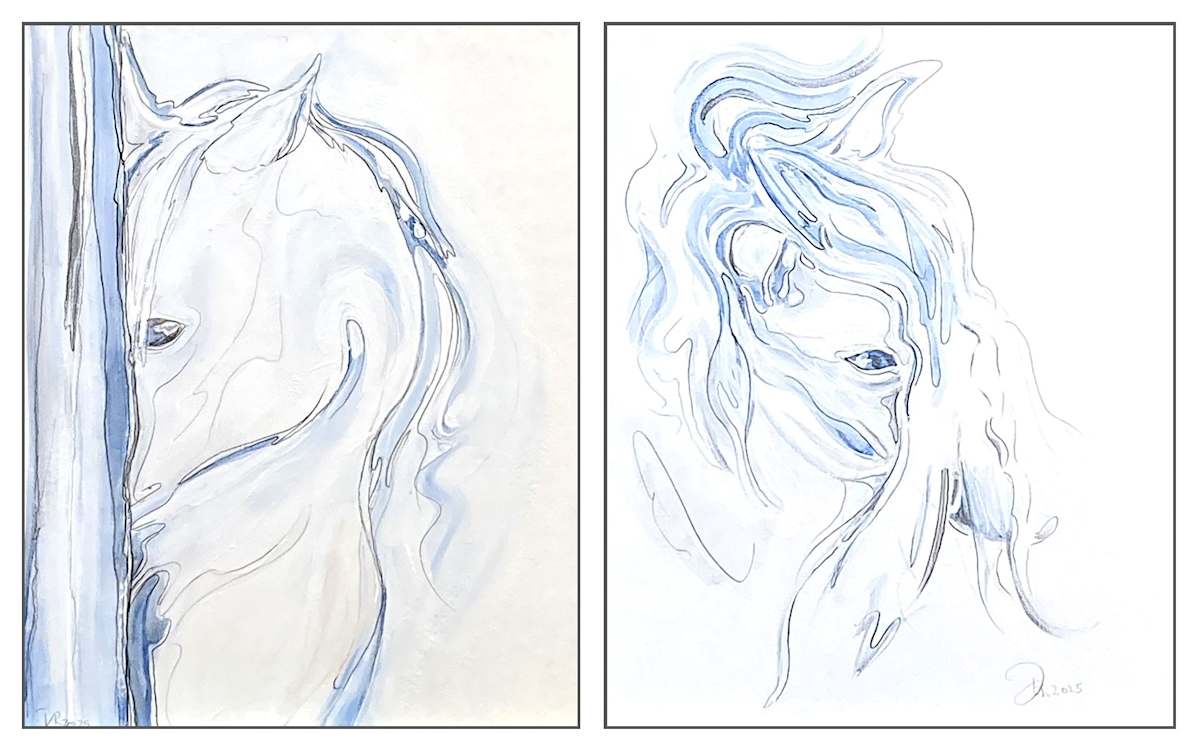 Equus 1.c 1.d 8x10 substrate by Denise Richard, Image 3.