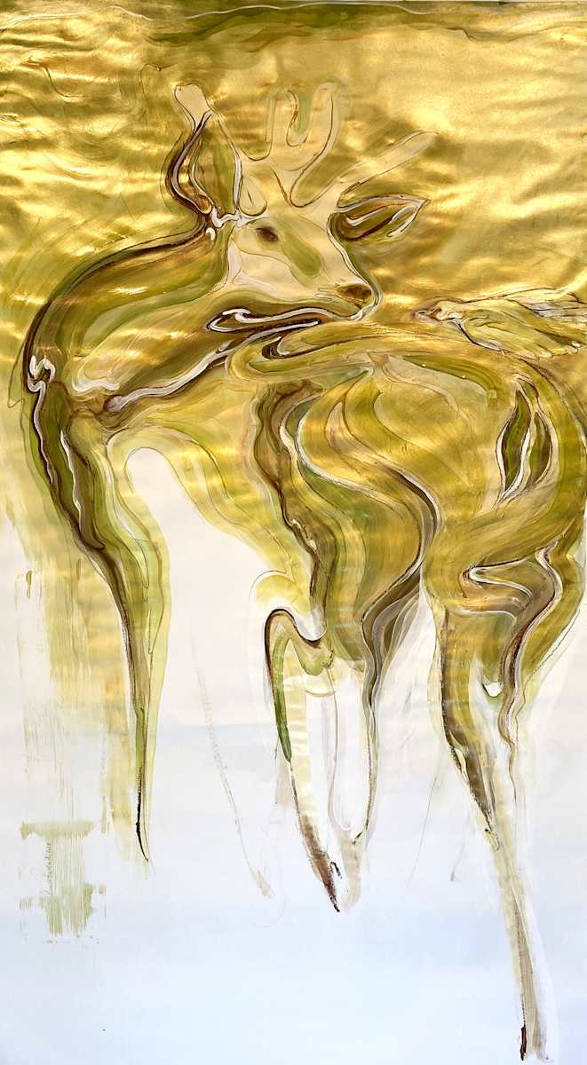 Green Buck 2 by Denise Richard, Image 2.