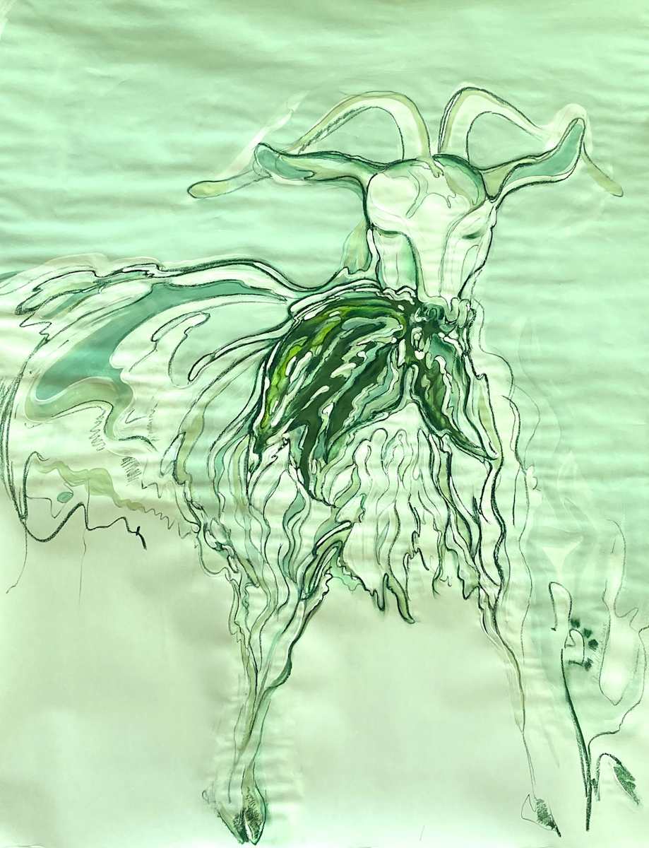 Old Green Goat by Denise Richard 