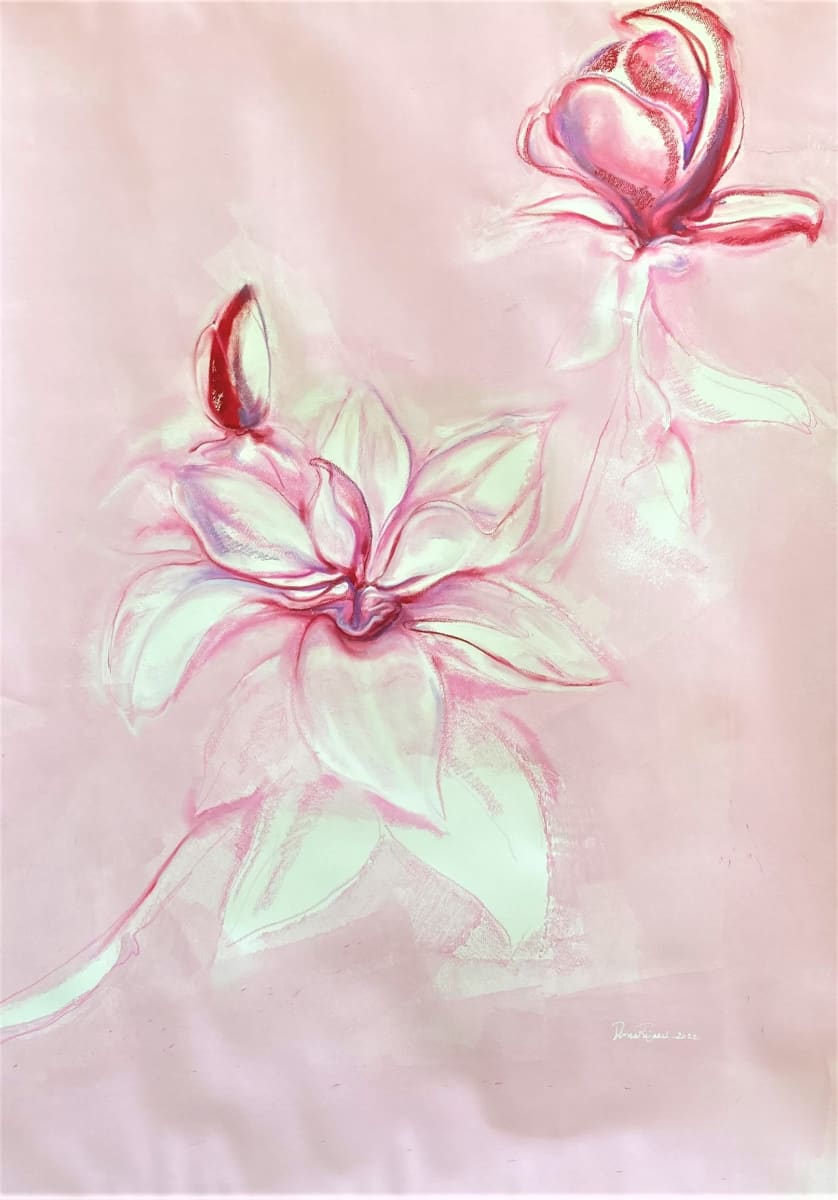Pink Magnolia 2 by Denise Richard 