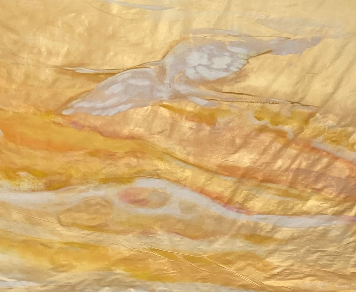White Crane Sketch 2, Image 1.