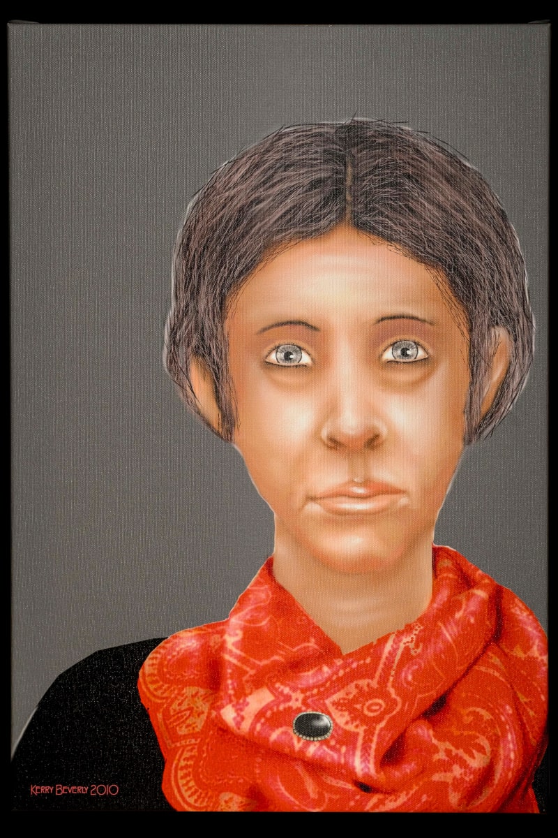 Red Scarf by Kerry Beverly 