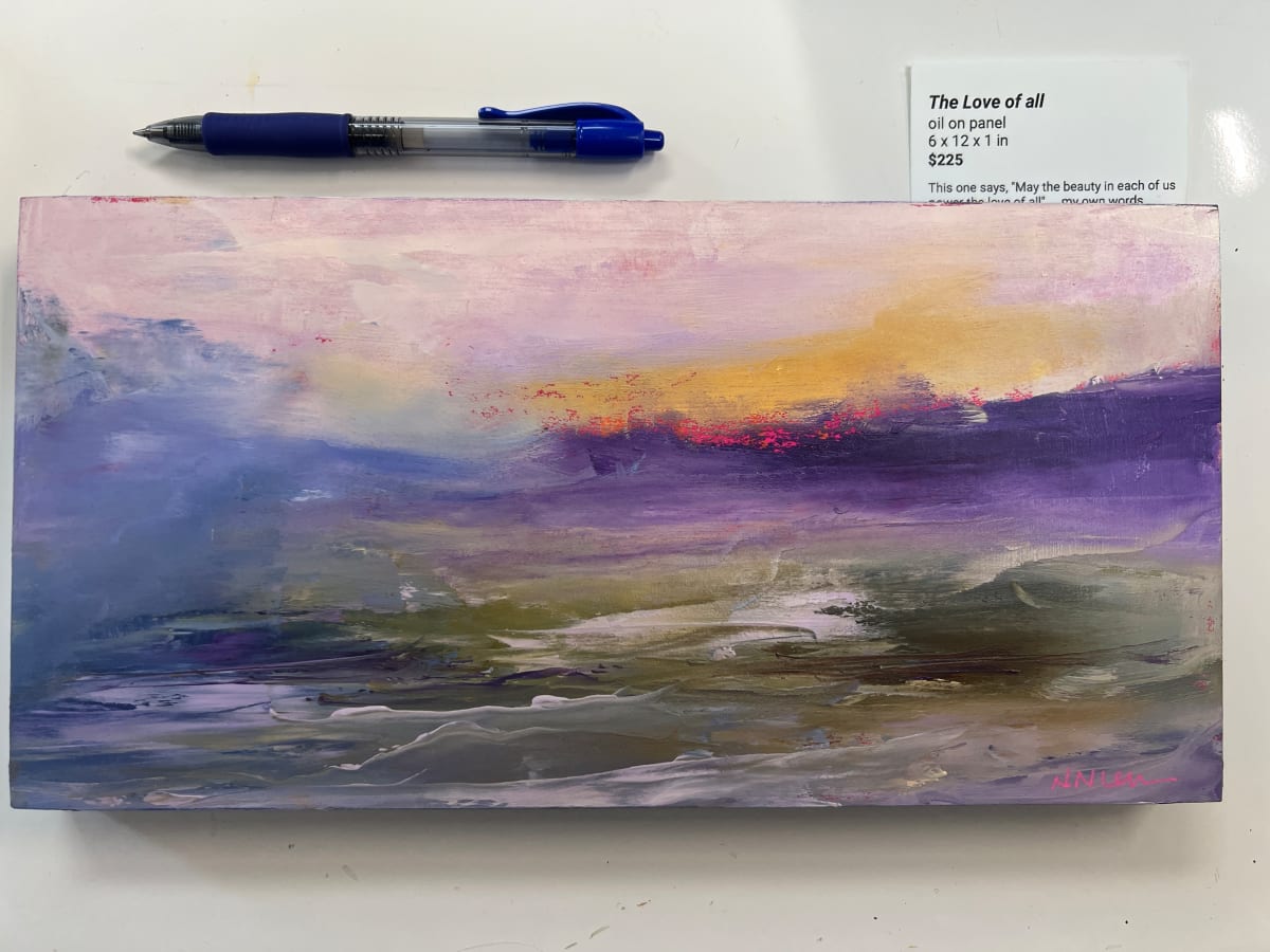 The Love of all by Nikki Nienhuis  Image: 20 % off Sale price $180 plus $15 shipping 