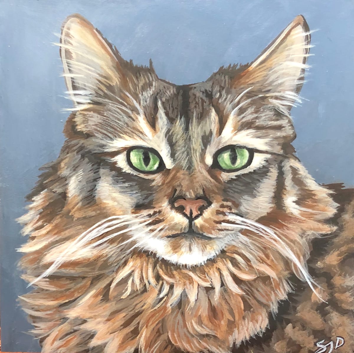 Pet Portrait - Amber by S.J. Dopheide 