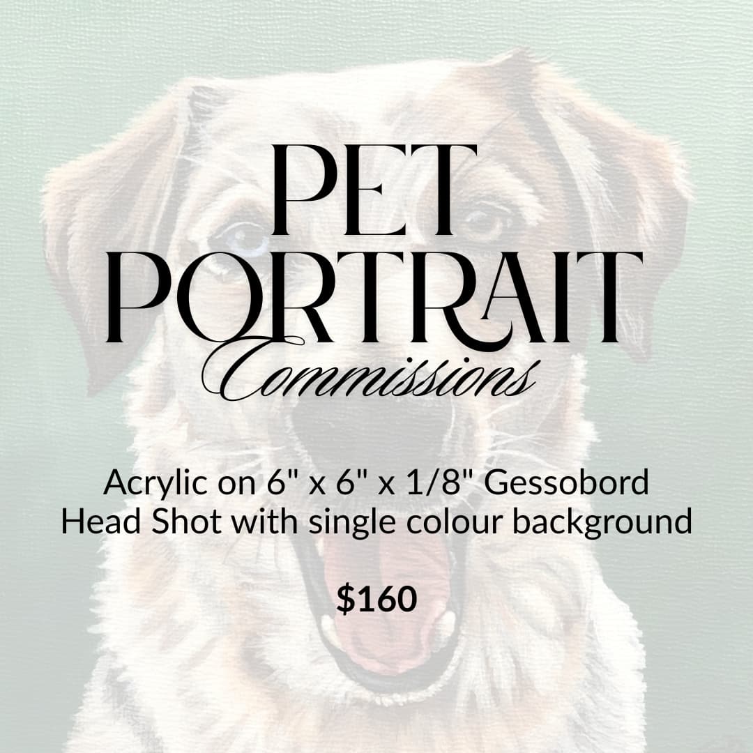 Commission a Pet Portrait by S.J. Dopheide 