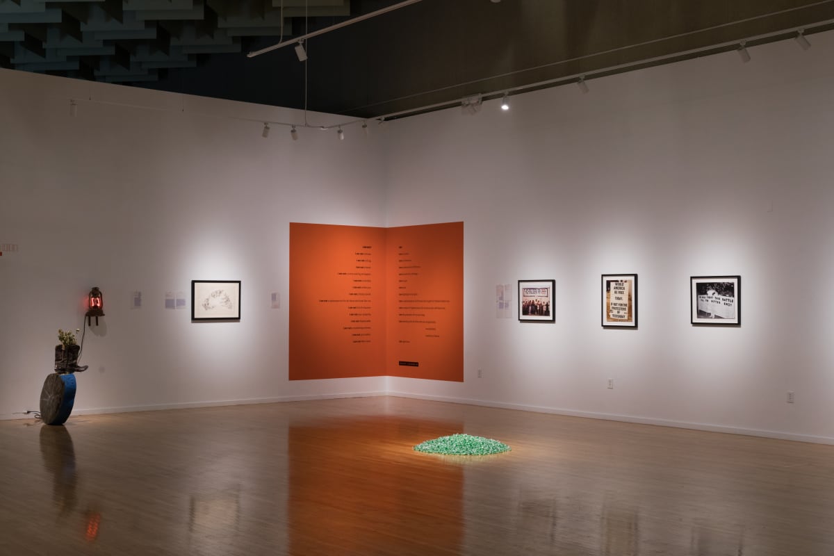 Installation view of "I Am Here" at the Marjorie Barrick Museum of Art.
Photo by Mikayla Whitmore