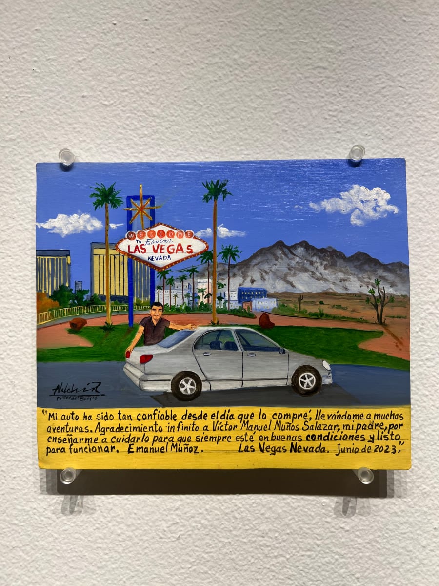 Ex-Voto to My Dad by Alfredo Vilchis  Image: Alfredo Vilchis, Ex-Voto to My Dad, Detail View