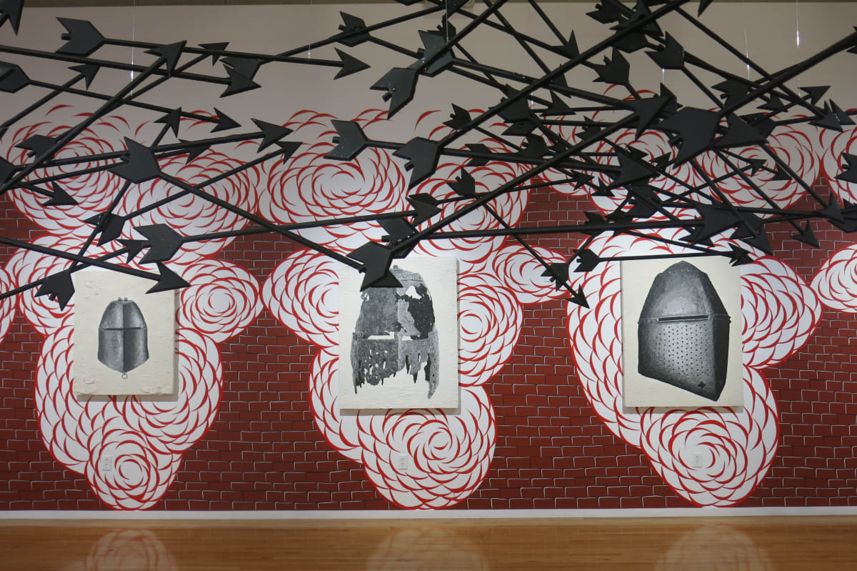 Flying Quiver by Andrew Schoultz  Image: Installation photo.
