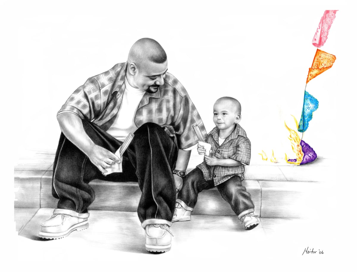 Cinco de Mayo by Hector Silva  Image: Hector Silva
"Cinco de Mayo"
2006
Graphite and colored pencil on 2ply museum board.
Courtesy the artist.