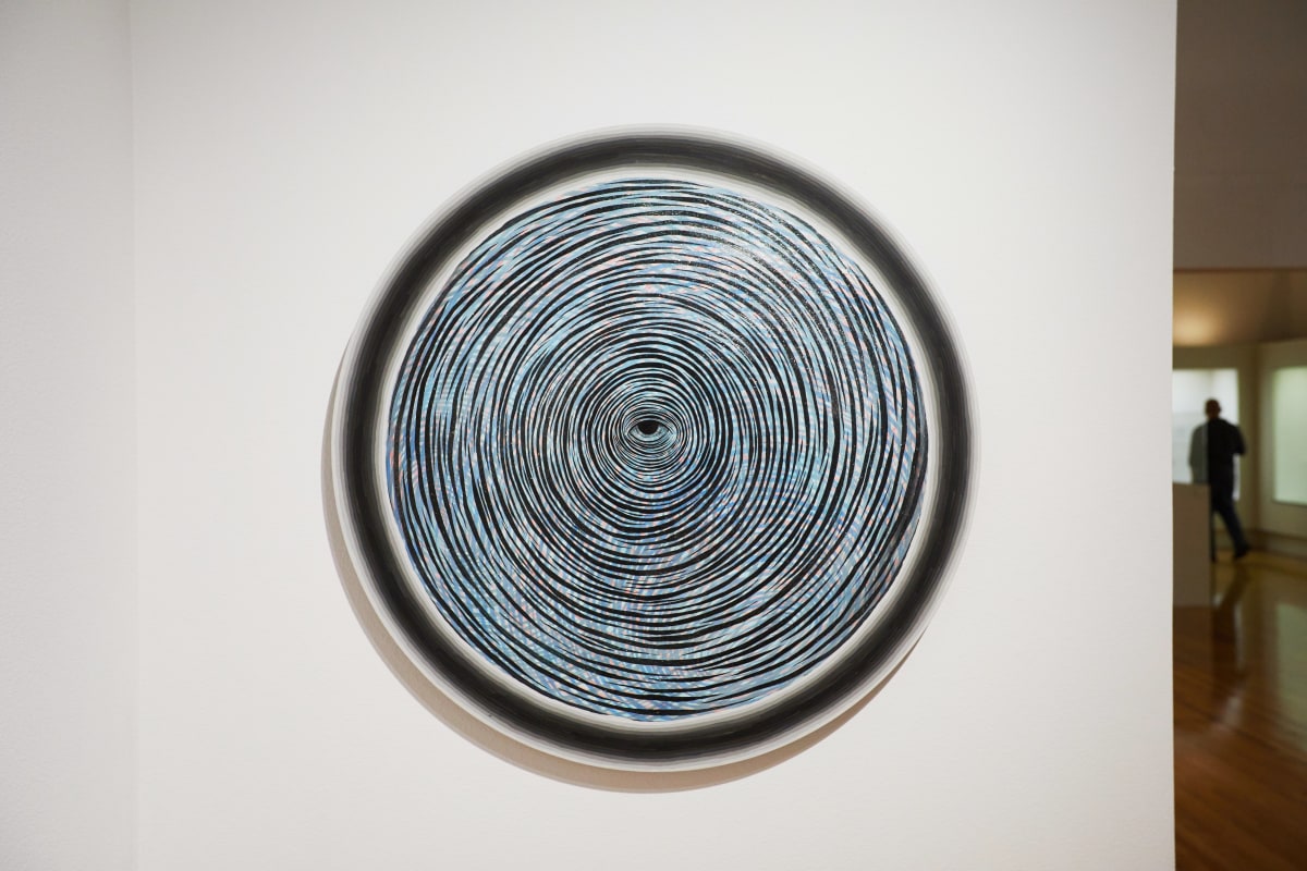 Radiating Eye by Andrew Schoultz  Image: Installation photo. Photo by Lonnie Timmons III/UNLV Creative Services.