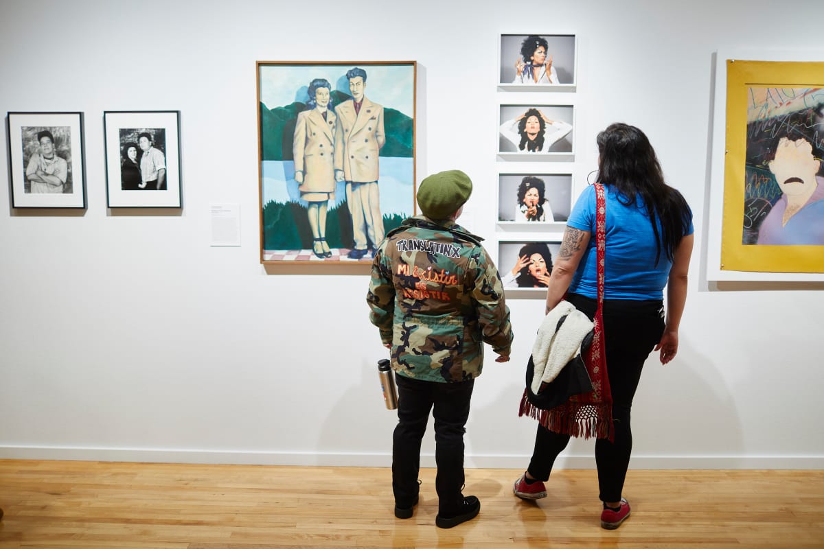 Installation view of "Axis Mundo: Queer Networks in Chicano L.A." (Photo by Josh Hawkins/UNLV Creative Services)