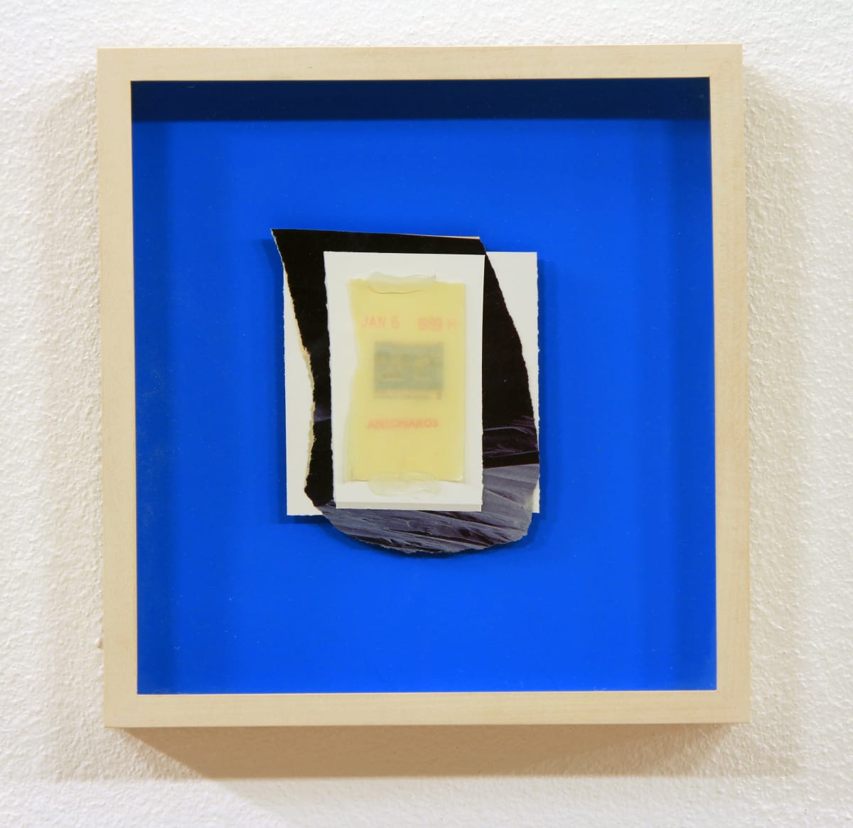 Untitled Travel Collage, Athens, January 6, 1989 M by Stephen Antonakos 