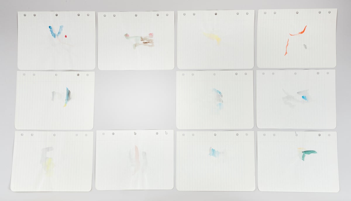 Loose Leaf Notebook Drawings- Box 11, Group 15 by Richard Tuttle, Image 1.