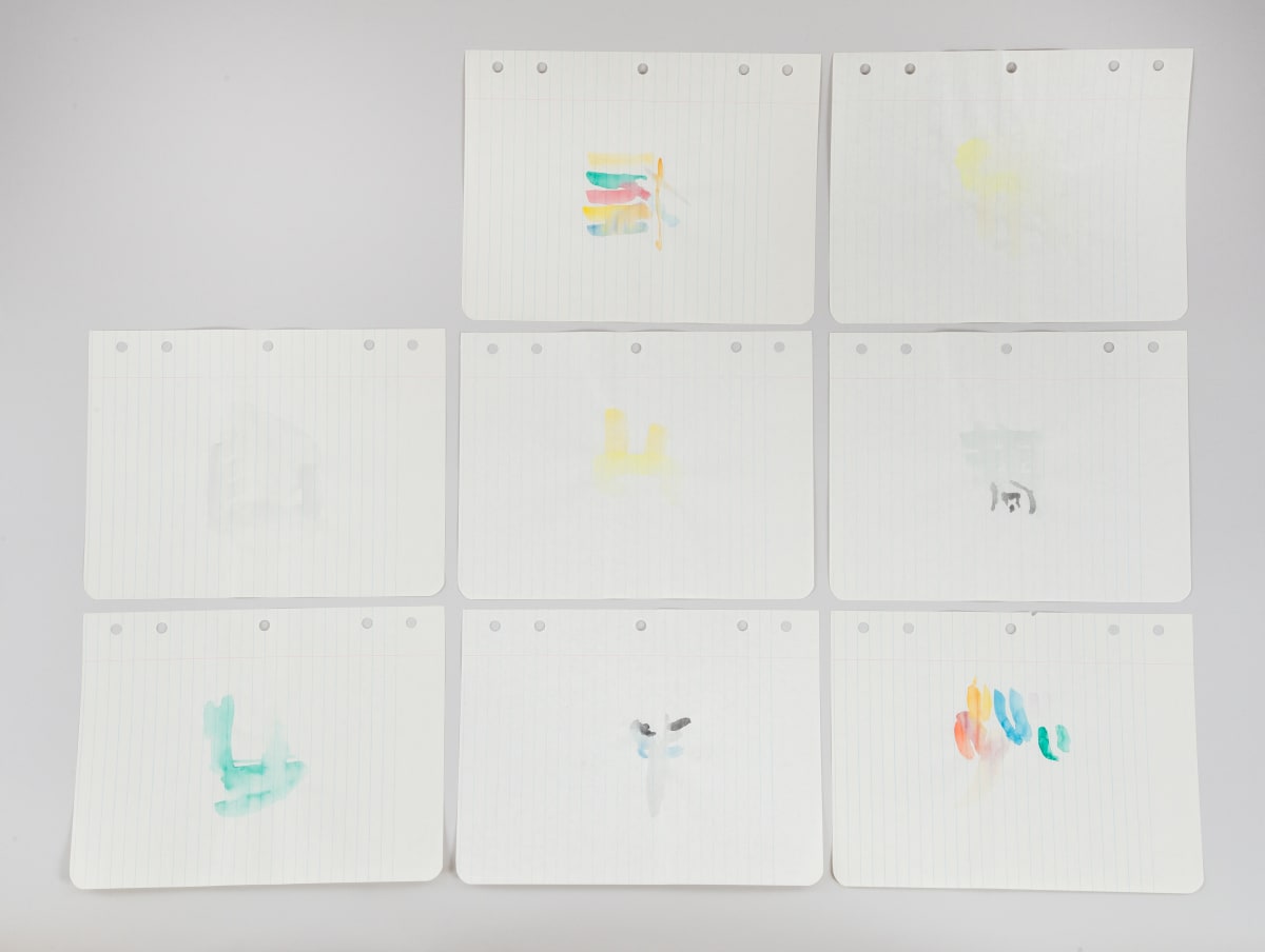 Loose Leaf Notebook Drawings- Box 11, Group 14 by Richard Tuttle 