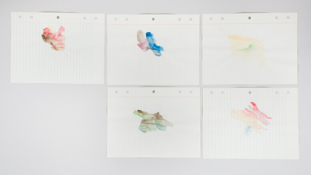 Loose Leaf Notebook Drawings- box 18, Group 11 by Richard Tuttle 