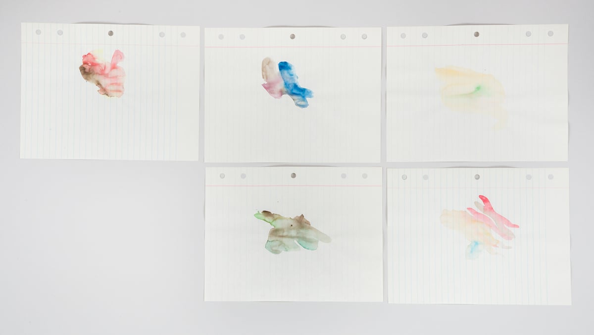 Loose Leaf Notebook Drawings- box 18, Group 11 by Richard Tuttle, Image 1.