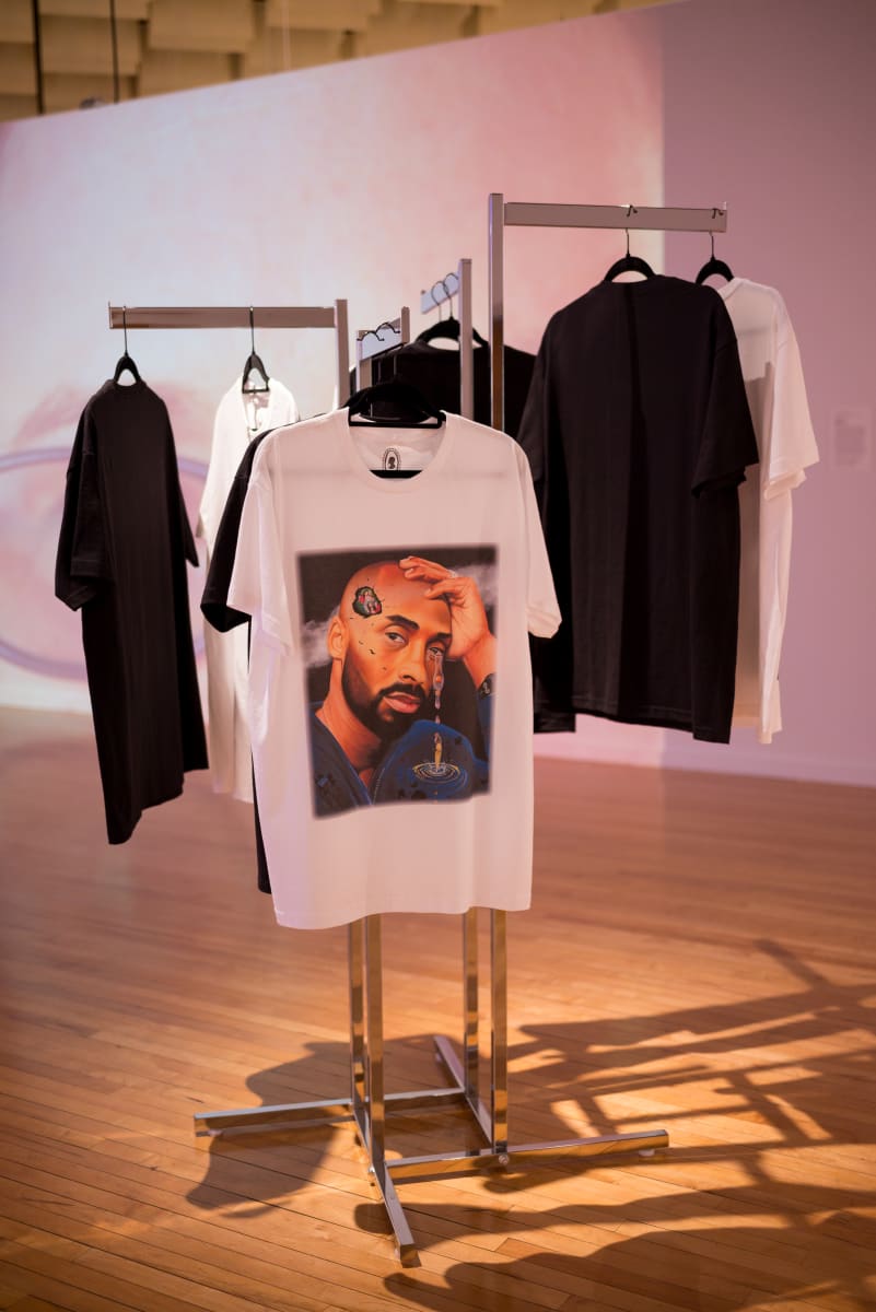 Apparel Collection by Fulton Leroy Washington  Image: Installation image in "The Emotional Show" By Claire Hart.