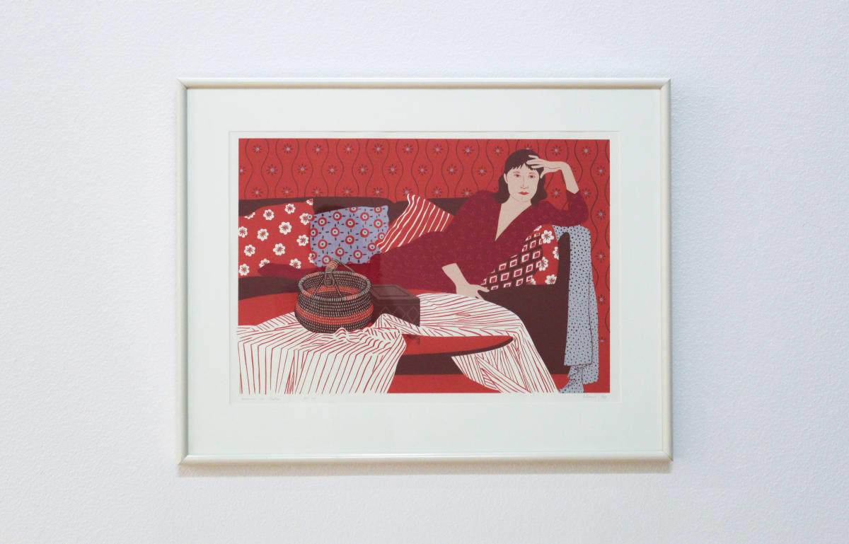 Woman on Sofa by Phyllis Sloane 