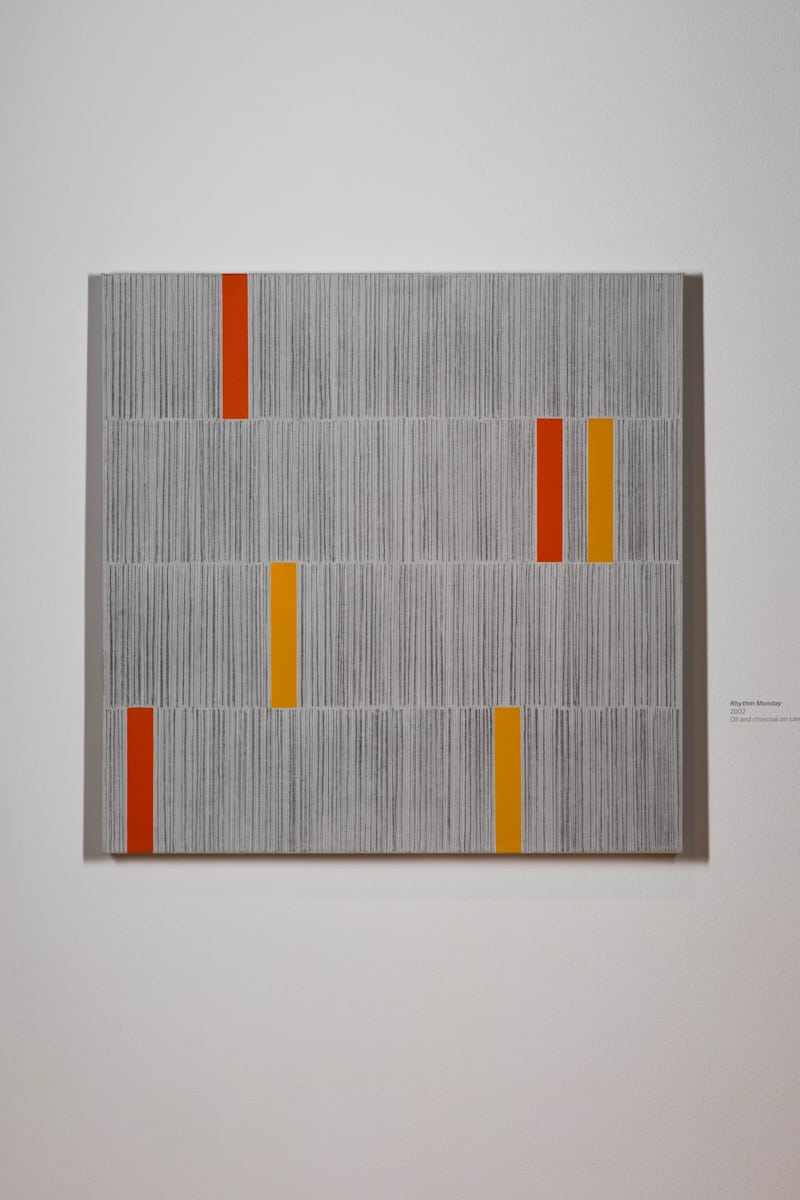 Rhythm Monday by Yoko Kondo Konopik  Image: Installation View Marjorie Barrick Museum of Art, Documentation by Krystal Ramirez