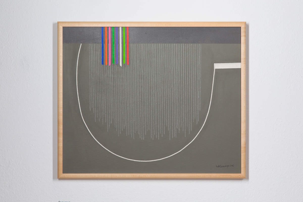 CRAYONS by Yoko Kondo Konopik  Image: Installation View Marjorie Barrick Museum of Art, Documentation by Krystal Ramirez