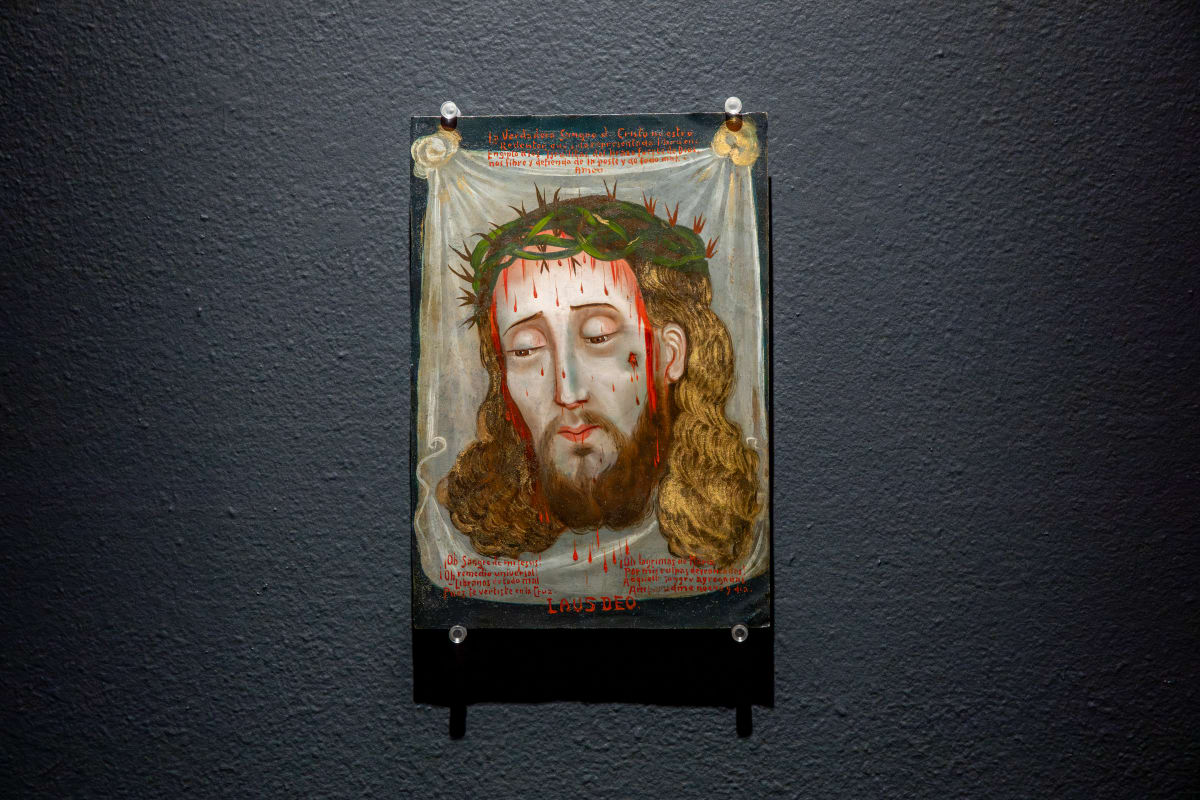 Veil of Veronica by Unknown  Image: Unknown, Veil of Veronica, Installation View, Marjorie Barrick Museum of Art, Documentation by Krystal Ramirez