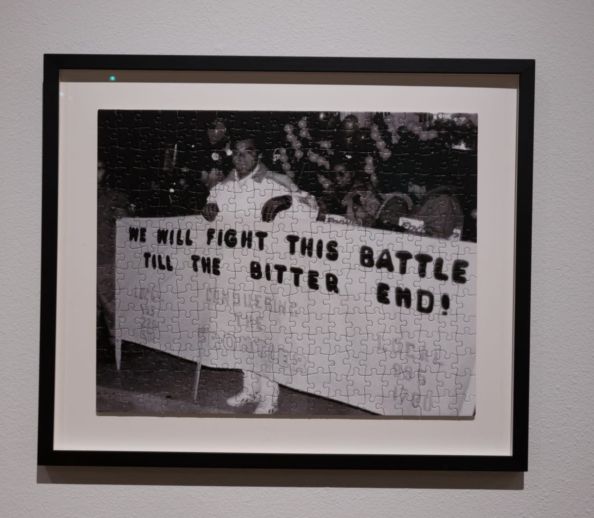 Protest Puzzle, Untitled #3 by Krystal Ramirez  Image: Installation photo by Mikayla Whitmore