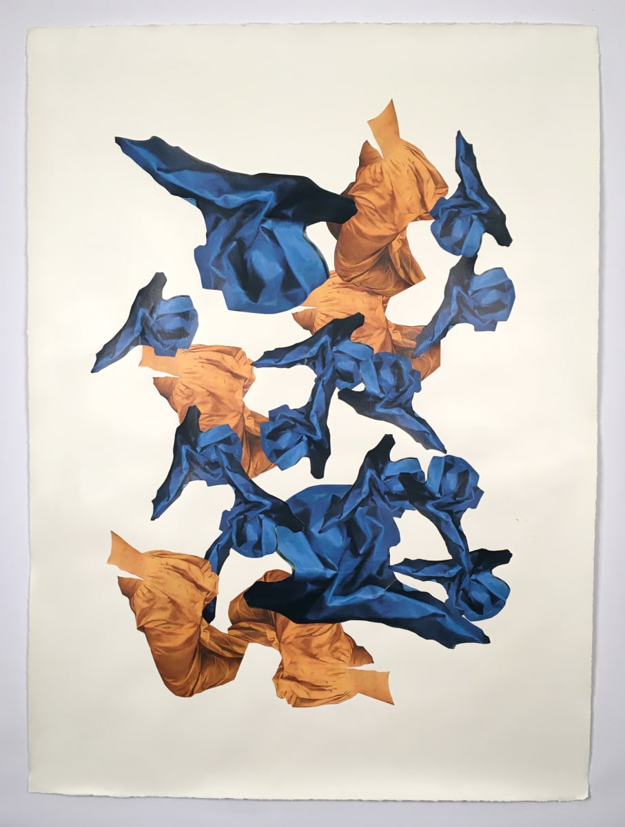 Untitled (blue and orange), Image 1.