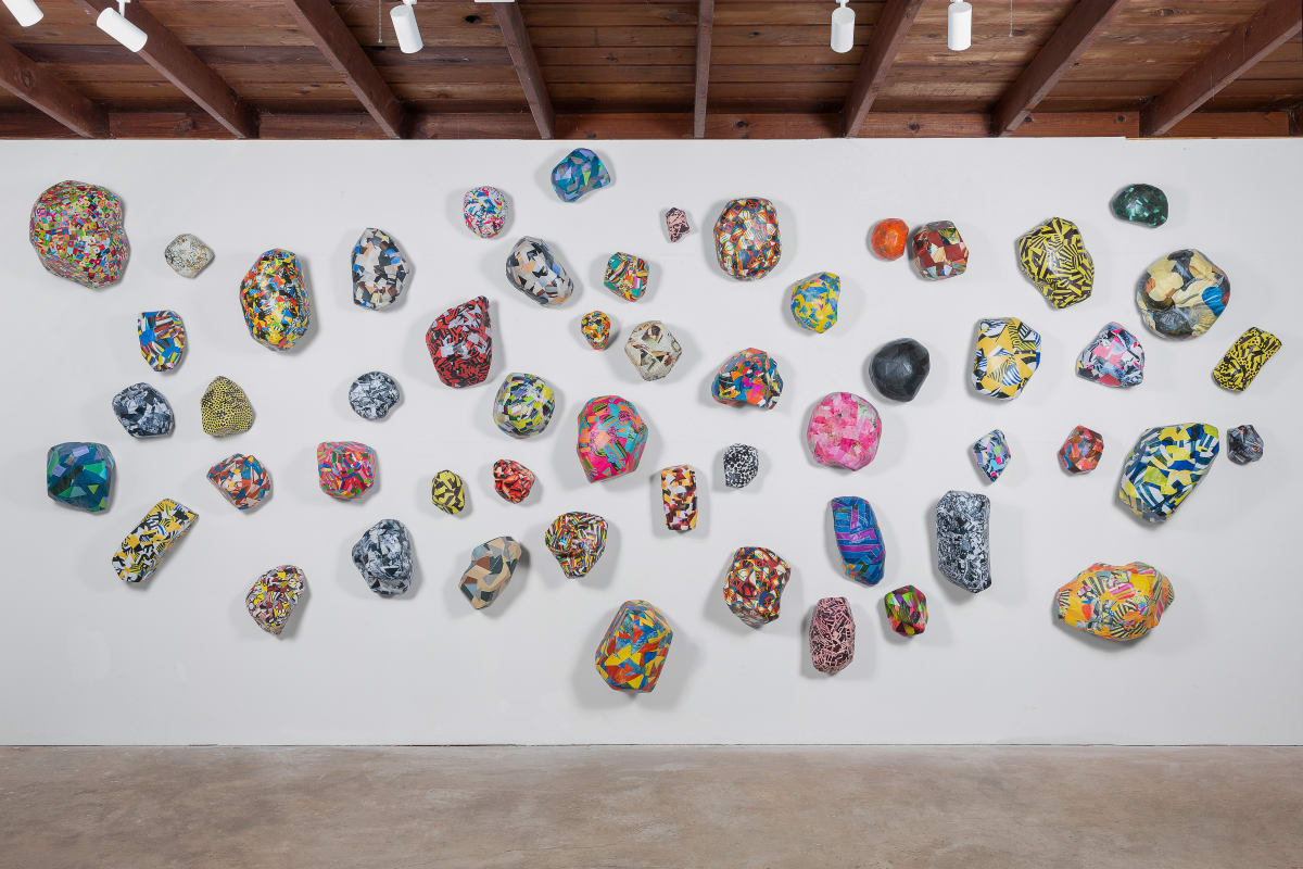 Collage Rock Installation by Ray Beldner, Image 1.