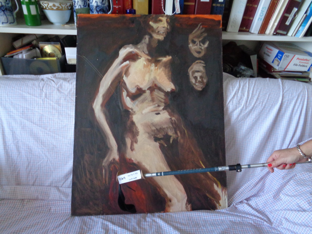1164 Dark Nude by Shirley Gittelsohn 