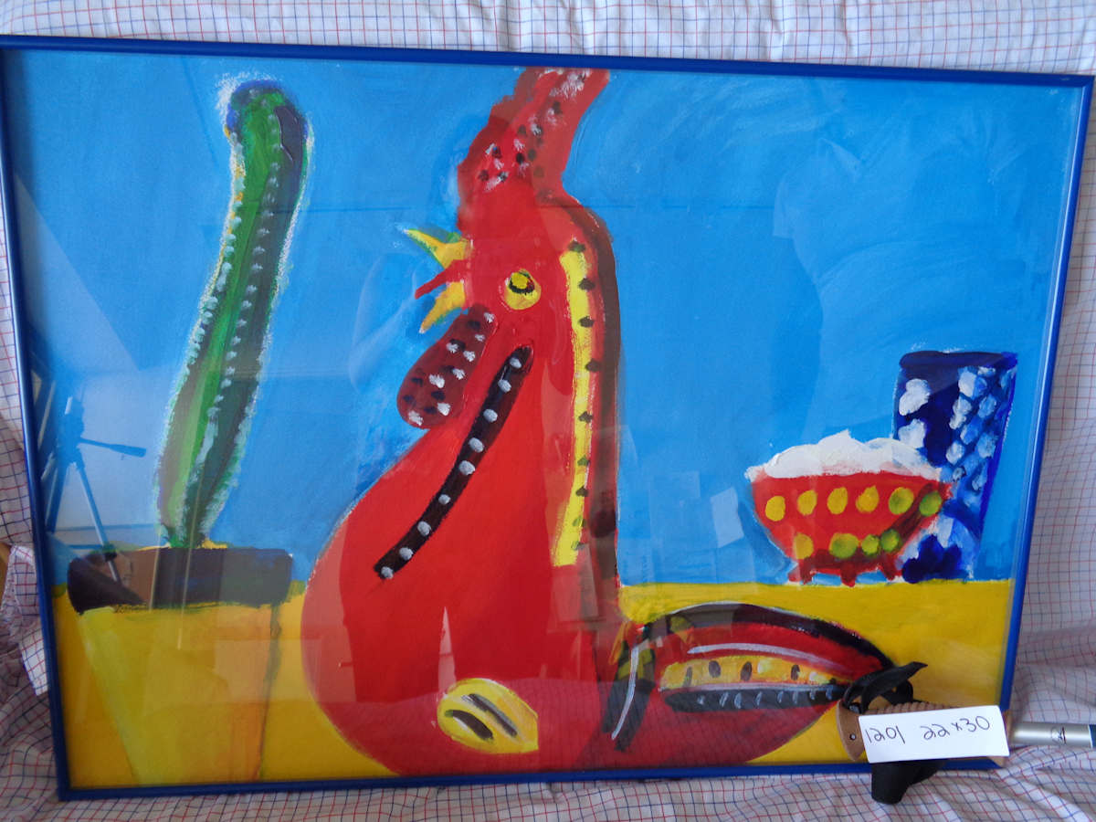 1201 Red Rooster by Shirley Gittelsohn, Image 1.