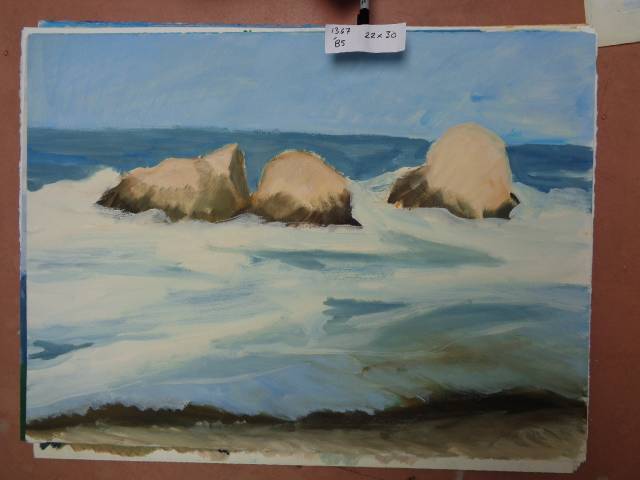 1367 Beige Rocks by Shirley Gittelsohn, Image 1.