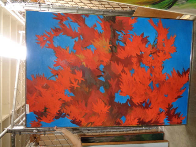 1871 Red Trees by Shirley Gittelsohn, Image 1.
