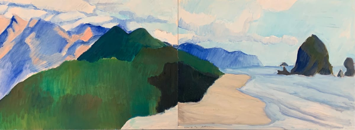 2005 Haystack Pink Hills - Paper by Shirley Gittelsohn, Image 6.