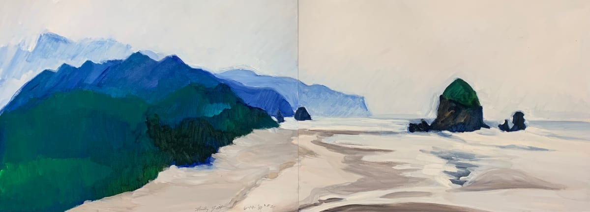 2010 Haystack Beige - Paper by Shirley Gittelsohn 