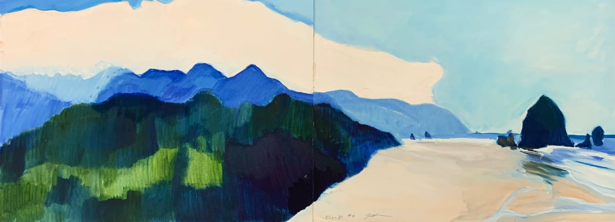 2011 Haystack Big White Cloud - Paper by Shirley Gittelsohn 