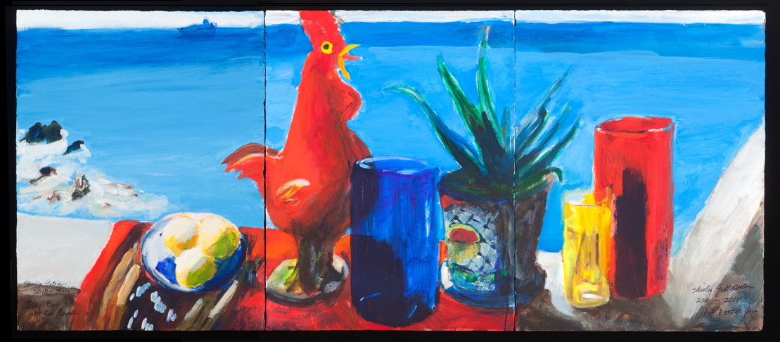 1061 Red Rooster A by Shirley Gittelsohn 