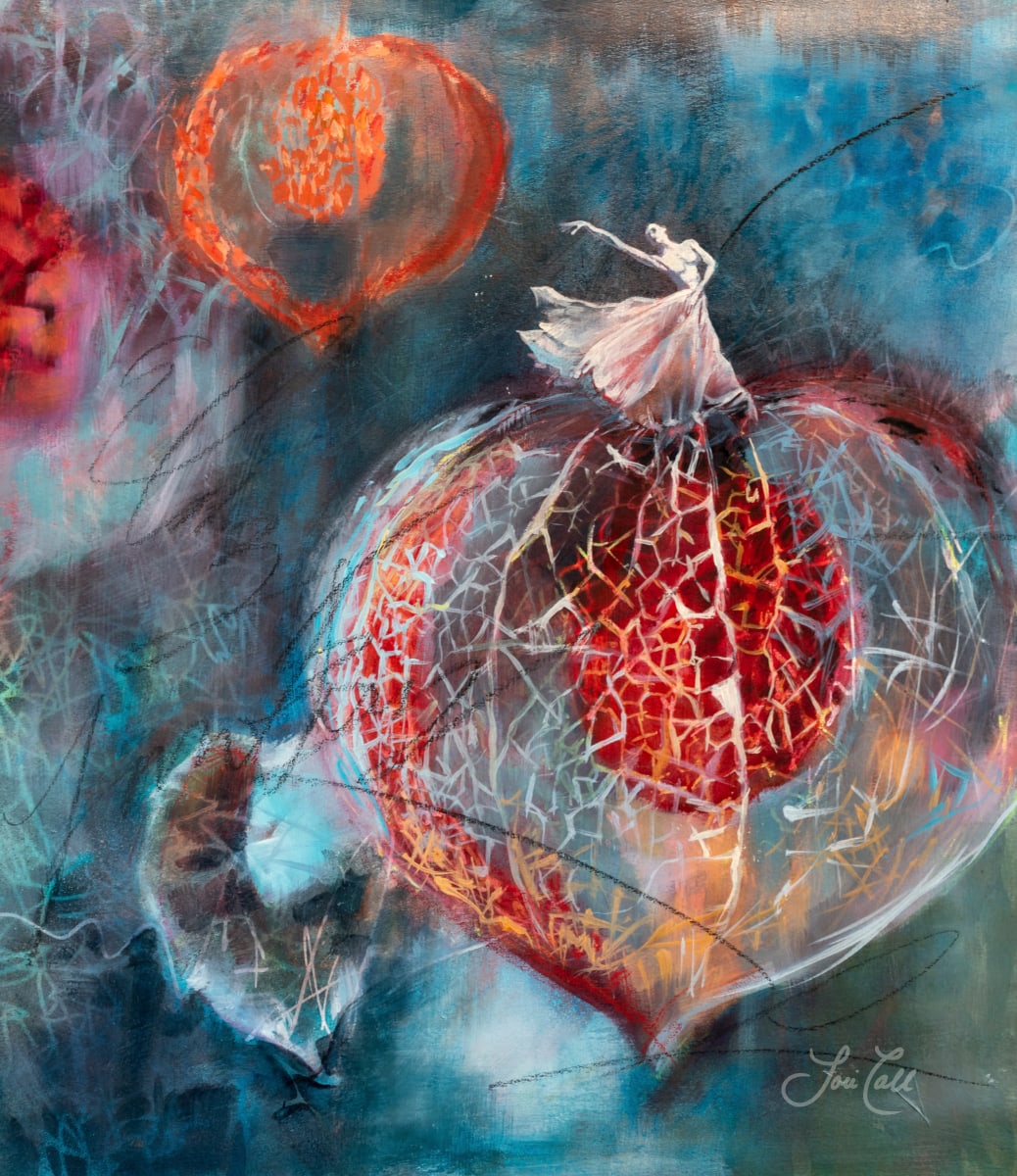 Garden Dancer Series - Chinese Lantern by Lori Call 