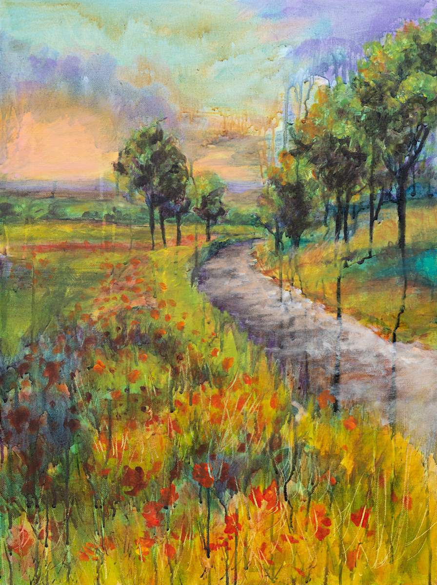 Poppies at Sunset, Image 1.